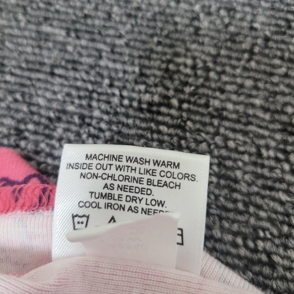 Hanna Andersson 110 5 Long Sleeve Dress‎ Lot Girls Heart Ruffle Navy Pink